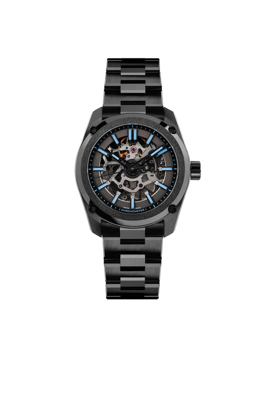 MONTRE FORMEX : ESSENCE CERAMICA SKELETON COSC 41 MM – STRADALE BLUE