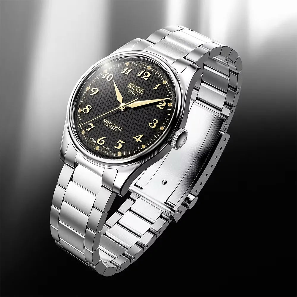 KUOE KYOTO : ROYAL SMITH 90-006 NOIR - INDEX BREGUET