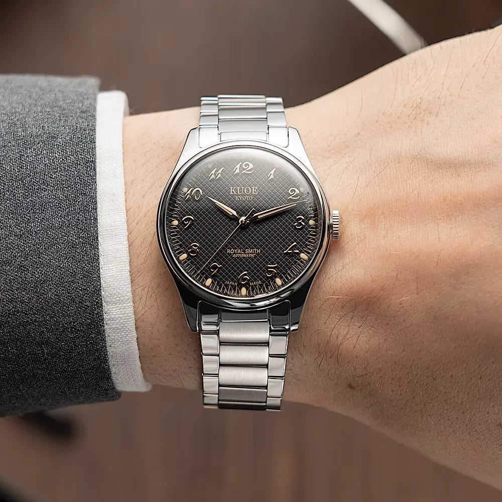 KUOE KYOTO : ROYAL SMITH 90-006 NOIR - INDEX BREGUET