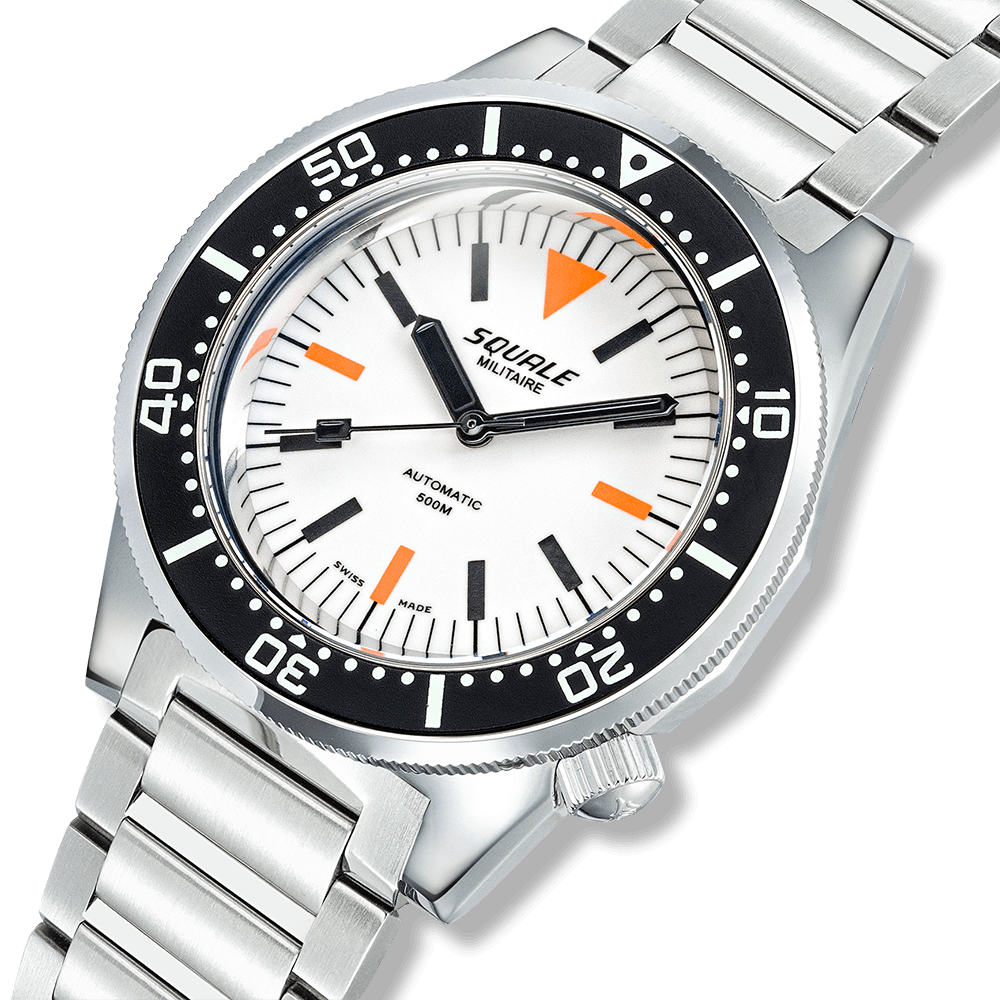 Squale 1521 Full Luminous Militaire — Acier — détail de la montre