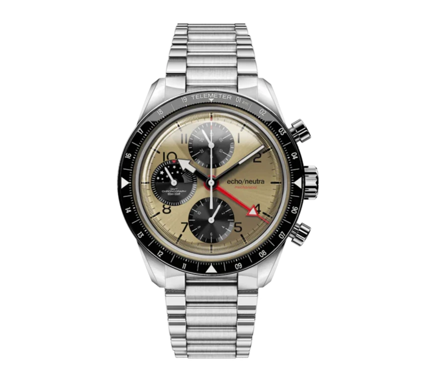 ECHO/NEUTRA: CORTINA 1956 - CRONÓGRAFO NEGRO