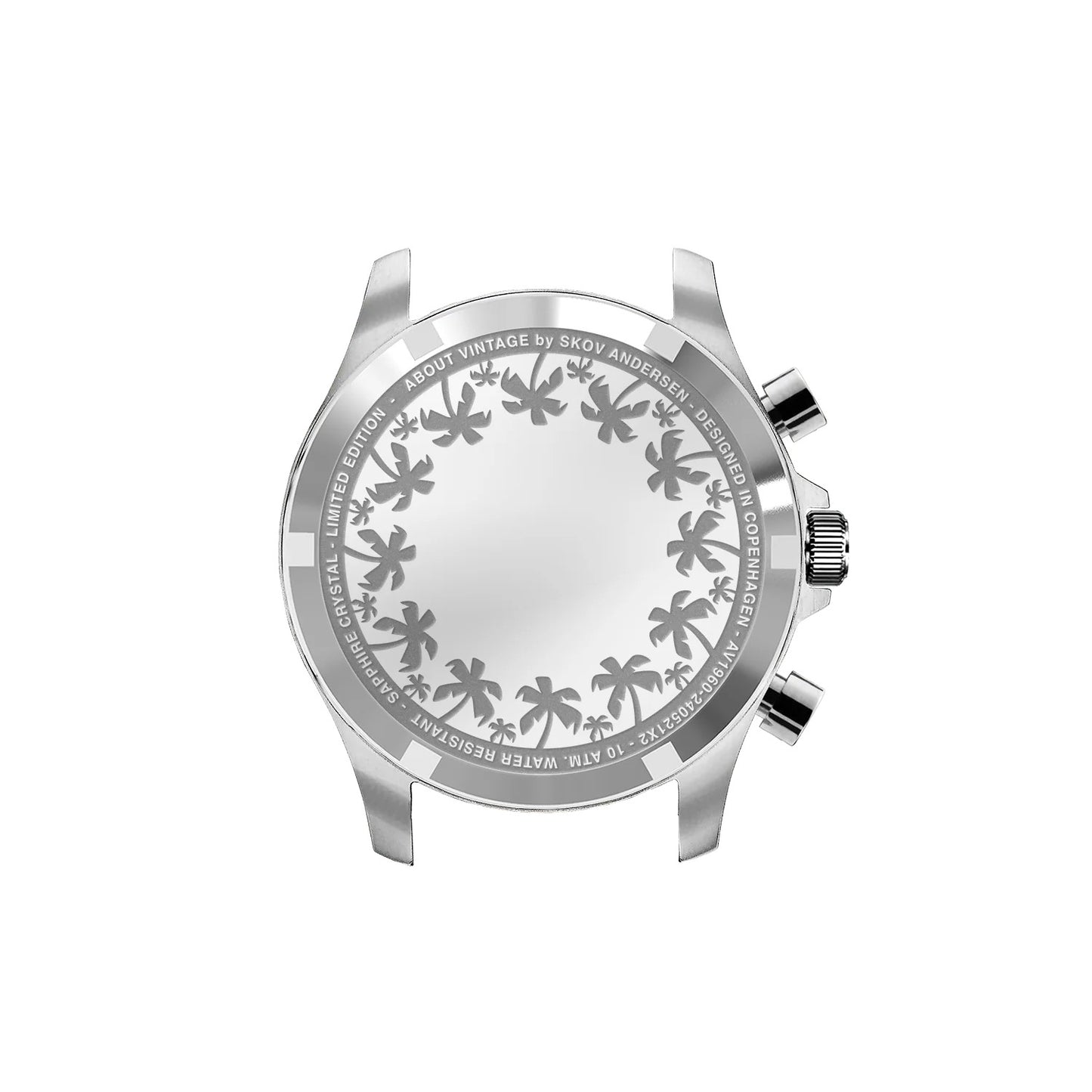 ABOUT VINTAGE: 1960 RACING CHRONOGRAPH - STEEL / BLACK & OFF WHITE