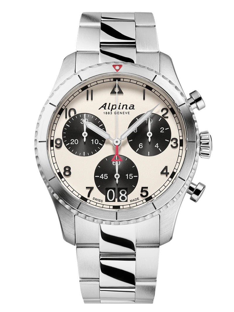 ALPINA: STARTIMER PILOT CRONÓGRAFO DE CUARZO BIG DATE