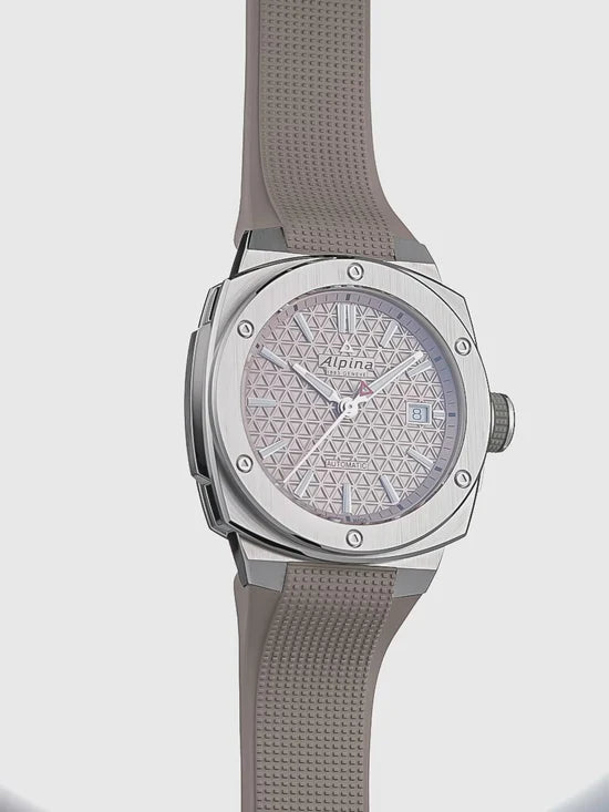 ALPINA : EXTREME AUTOMATIC - CADRAN BEIGE RUBBER