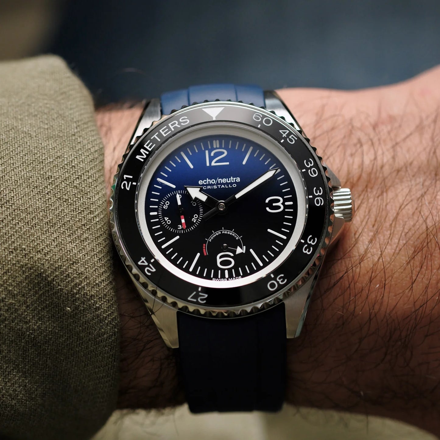 ECHO/NEUTRA :  CRISTALLO PROFESSIONAL DIVER BLEU