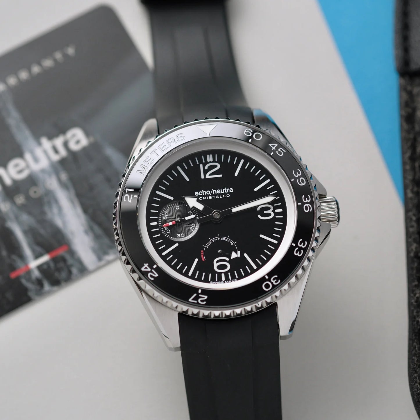 ECHO/NEUTRA : CRISTALLO PROFESSIONAL DIVER NOIR