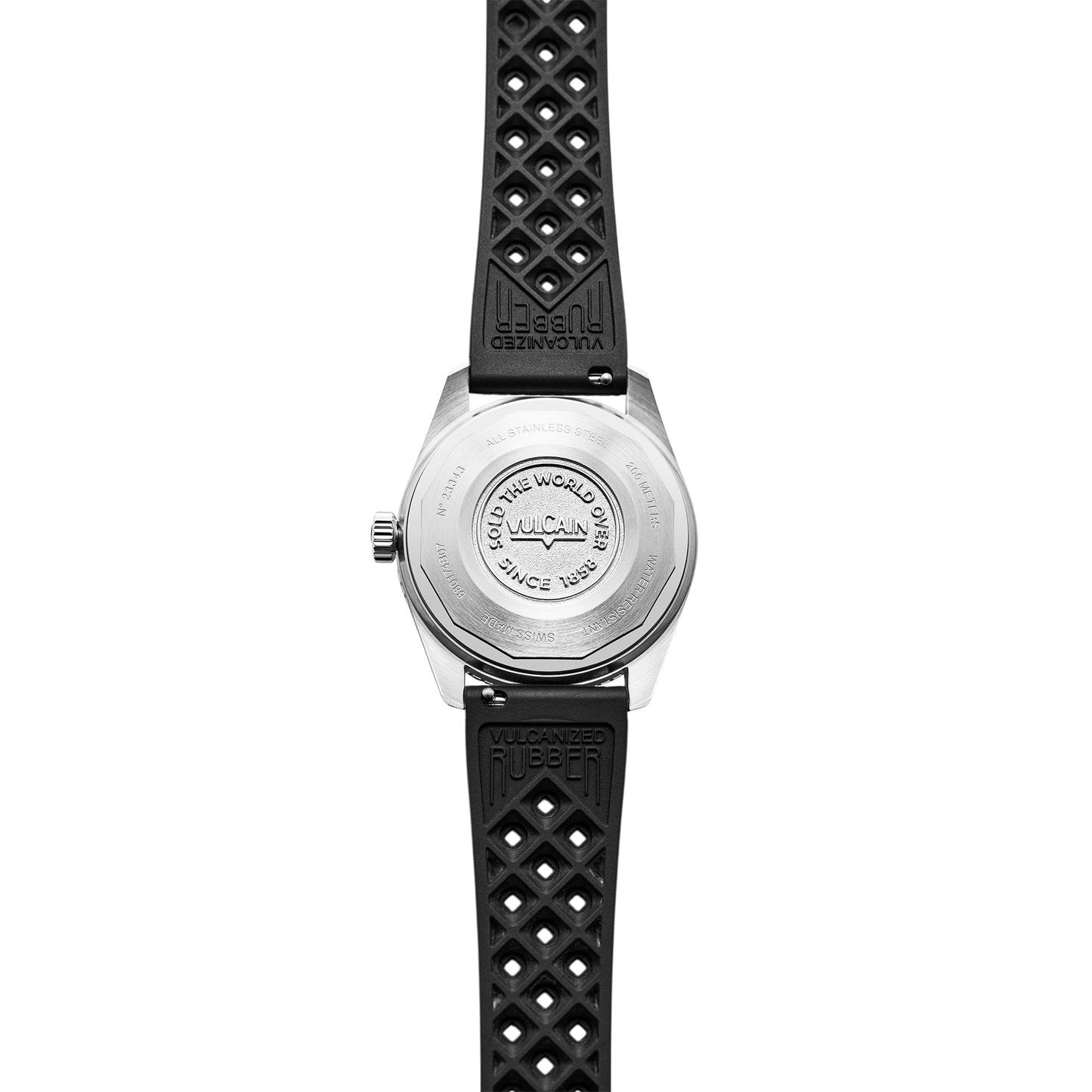 VULCAIN : SKINDIVER GMT BLANC - LUMINOVA BEIGE
