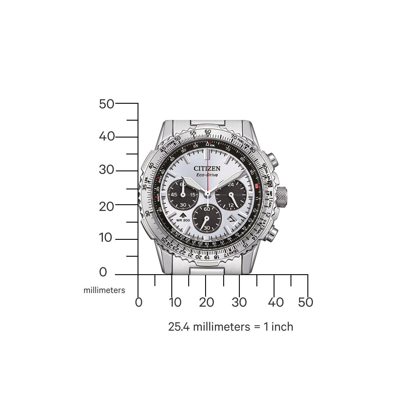 CITIZEN : PROMASTER SKY ECO-DRIVE CHRONOGRAPH 40 MM