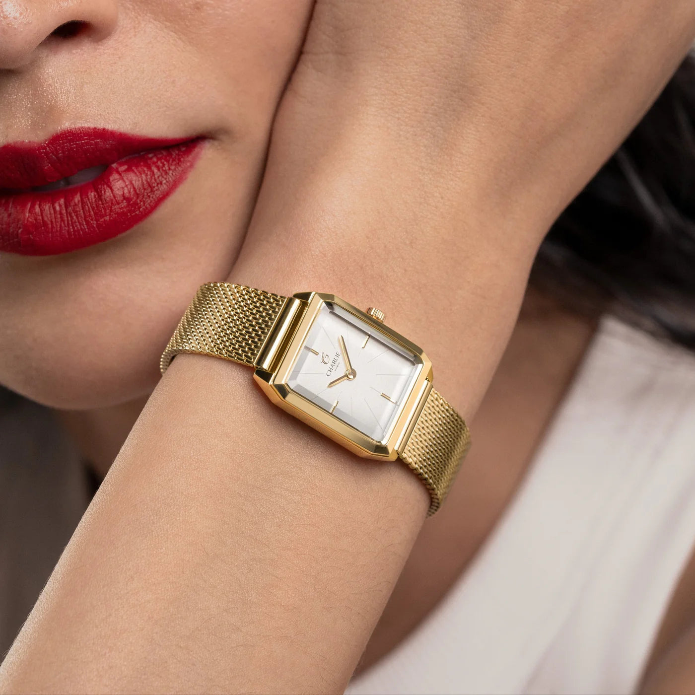 CHARLIE PARIS : MONCEAU QUARTZ DORÉ