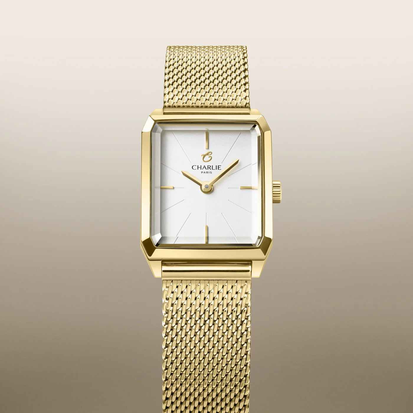 CHARLIE PARIS : MONCEAU QUARTZ DORÉ