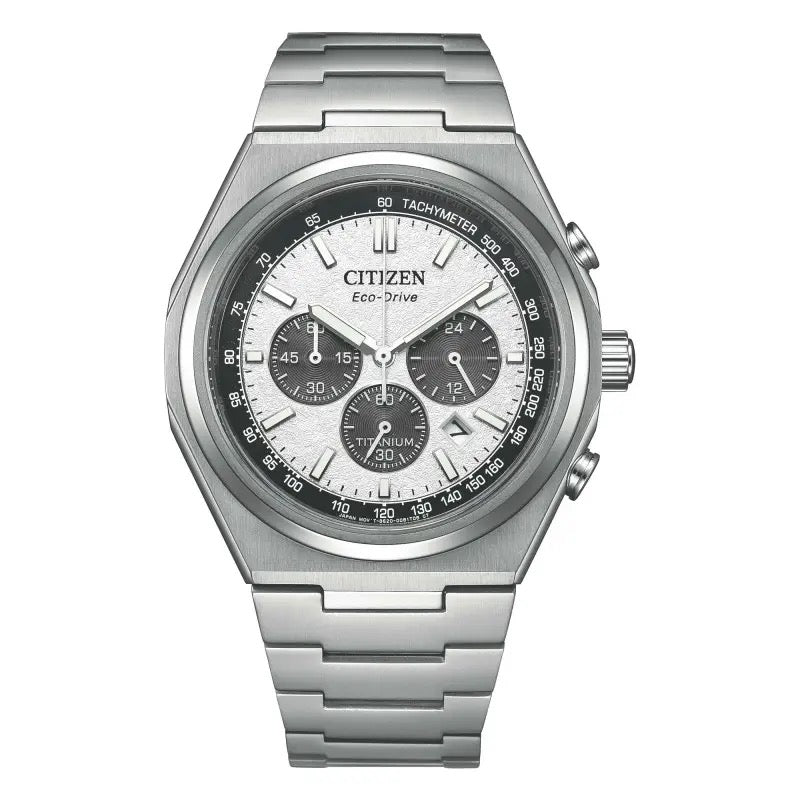 CITIZEN : SUPER TITANIUM CHRONOGRAPHE CA4610-85A