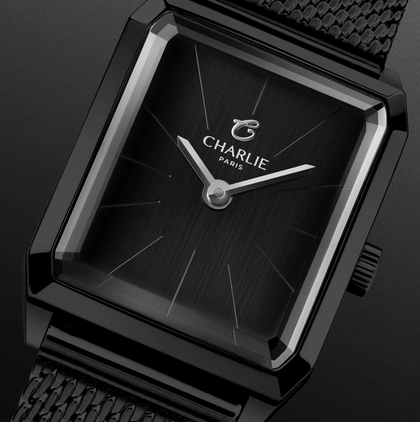 Montre Charlie Paris : Monceau Noire Midnight