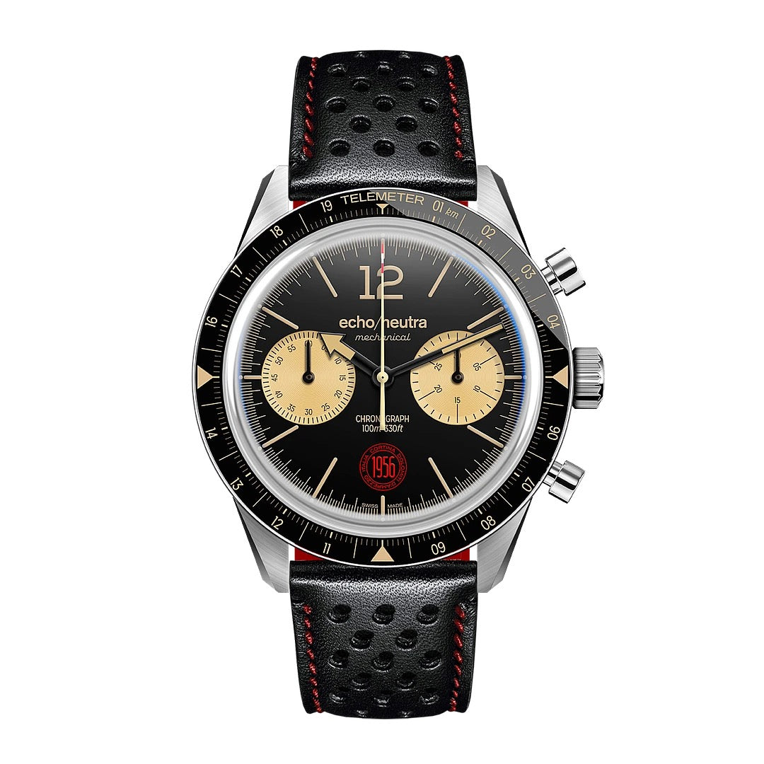 ECHO/NEUTRA: CORTINA 1956 - CRONÓGRAFO NEGRO