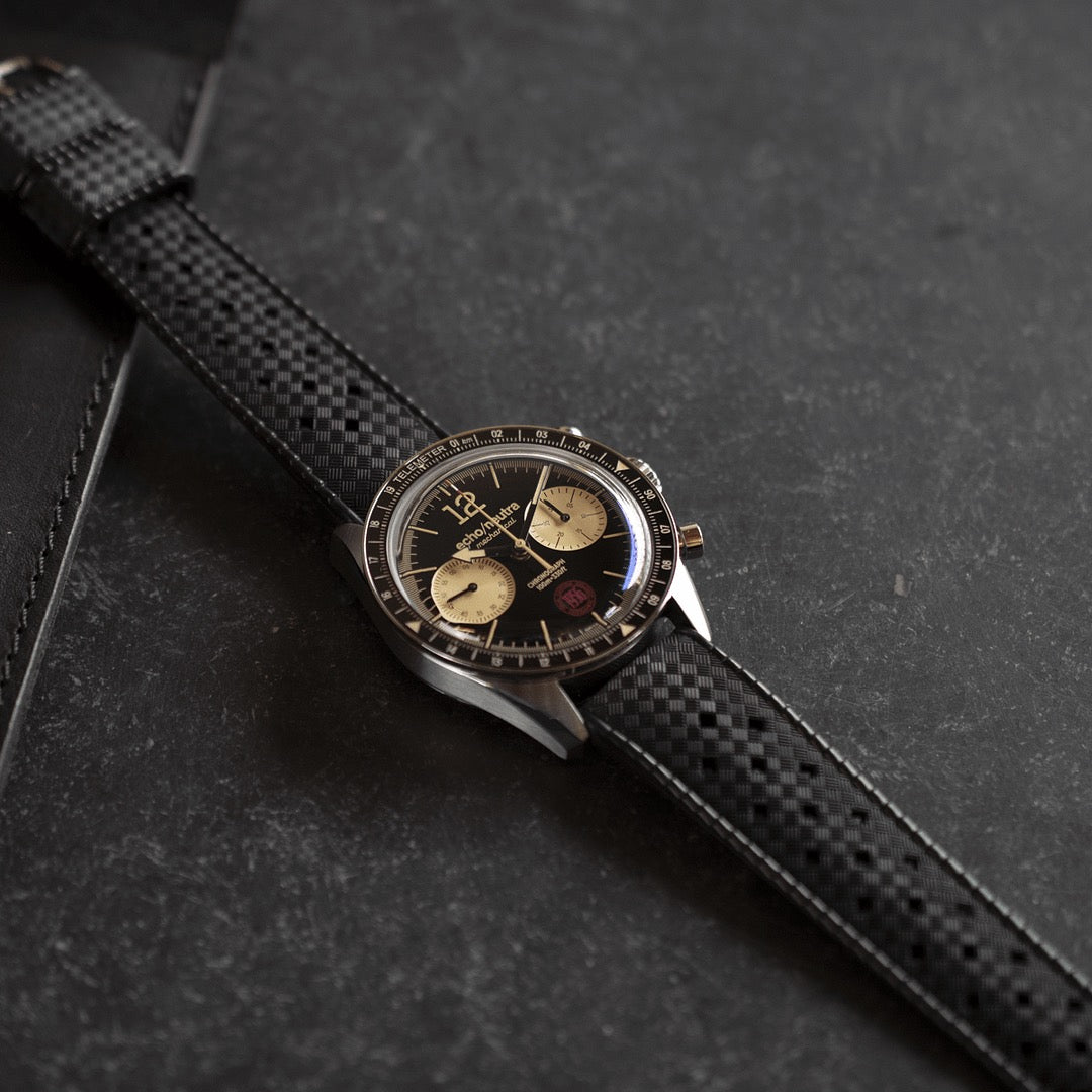 ECHO/NEUTRA: CORTINA 1956 - CRONÓGRAFO NEGRO
