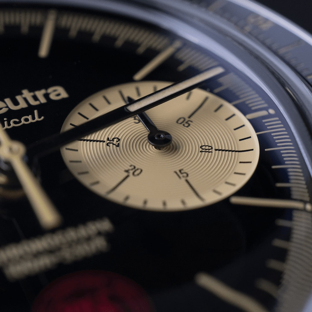 ECHO/NEUTRA: CORTINA 1956 - CRONÓGRAFO NEGRO