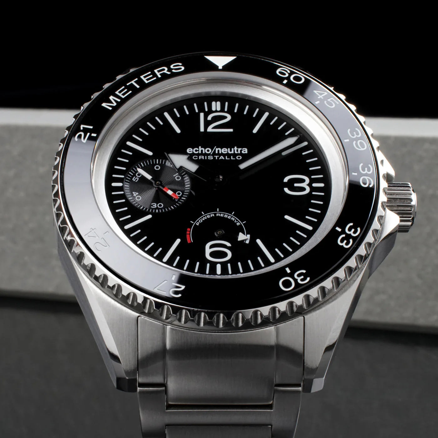 ECHO/NEUTRA : CRISTALLO PROFESSIONAL DIVER NOIR