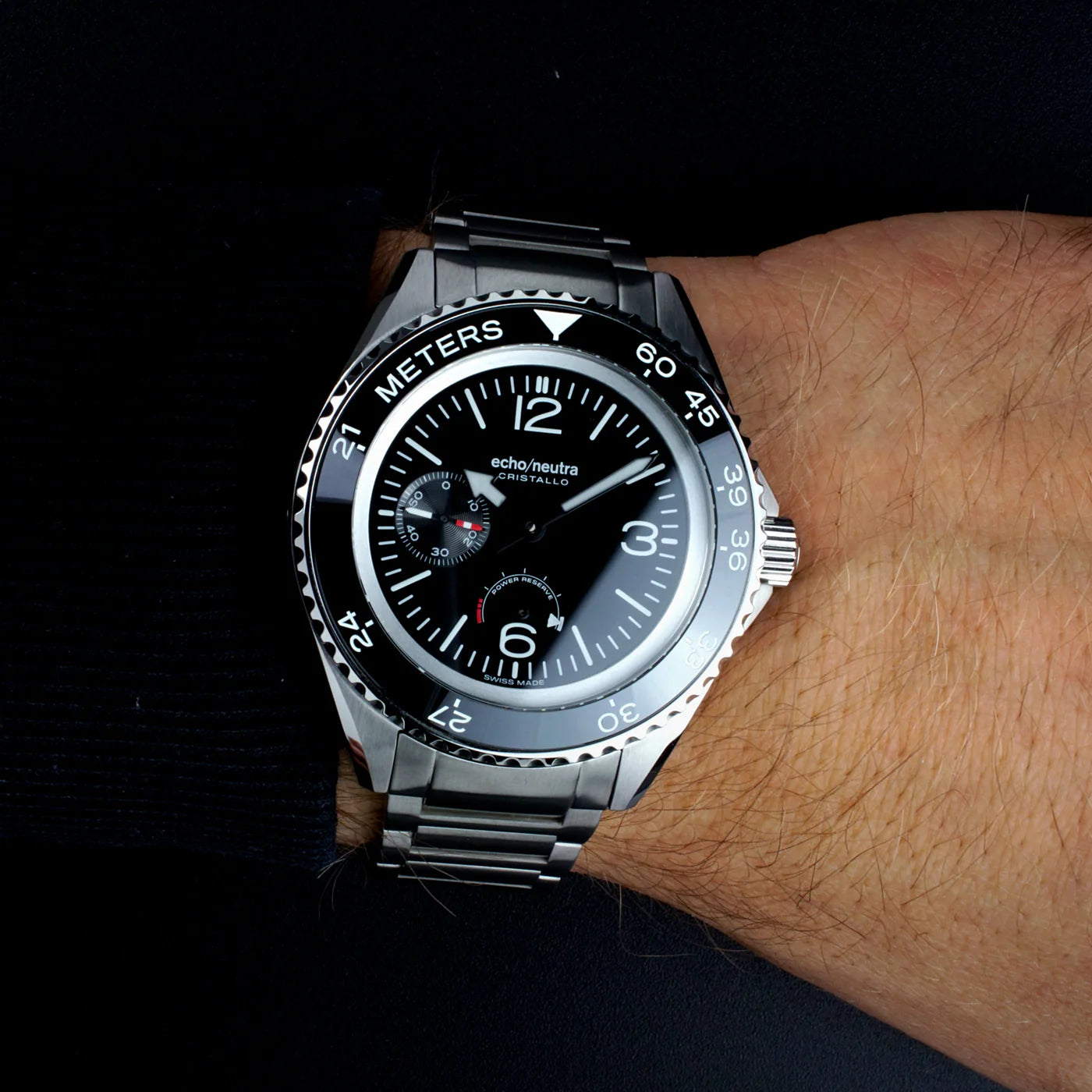ECHO/NEUTRA : CRISTALLO PROFESSIONAL DIVER NOIR
