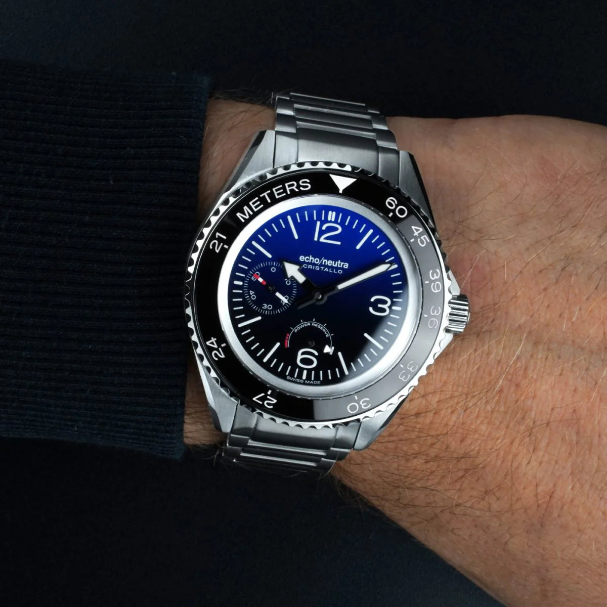 ECHO/NEUTRA :  CRISTALLO PROFESSIONAL DIVER BLEU