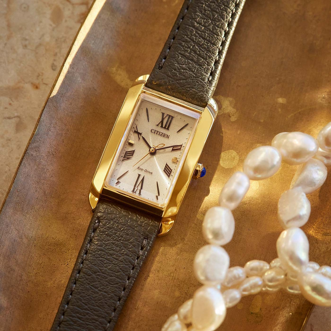CITIZEN : LADIES EW5622-09P - BOITIER OR