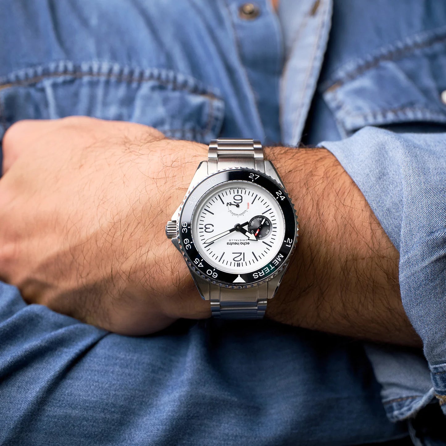 ECHO/NEUTRA : CRISTALLO PROFESSIONAL DIVER BLANC