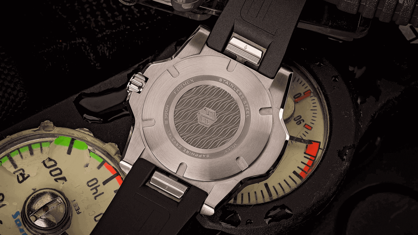 FORMEX : REEF 39,5 MM "BABY" AUTOMATIQUE COSC 300M - VERTE