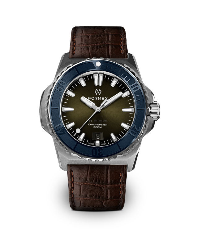 FORMEX : REEF 39,5 MM "BABY" AUTOMATIQUE COSC 300M - VERTE