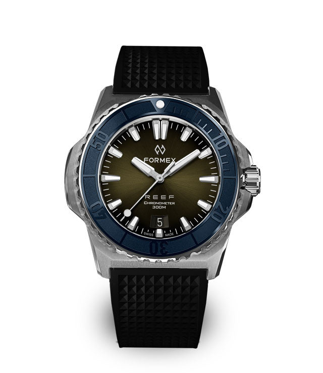 FORMEX : REEF 39,5 MM "BABY" AUTOMATIQUE COSC 300M - VERTE