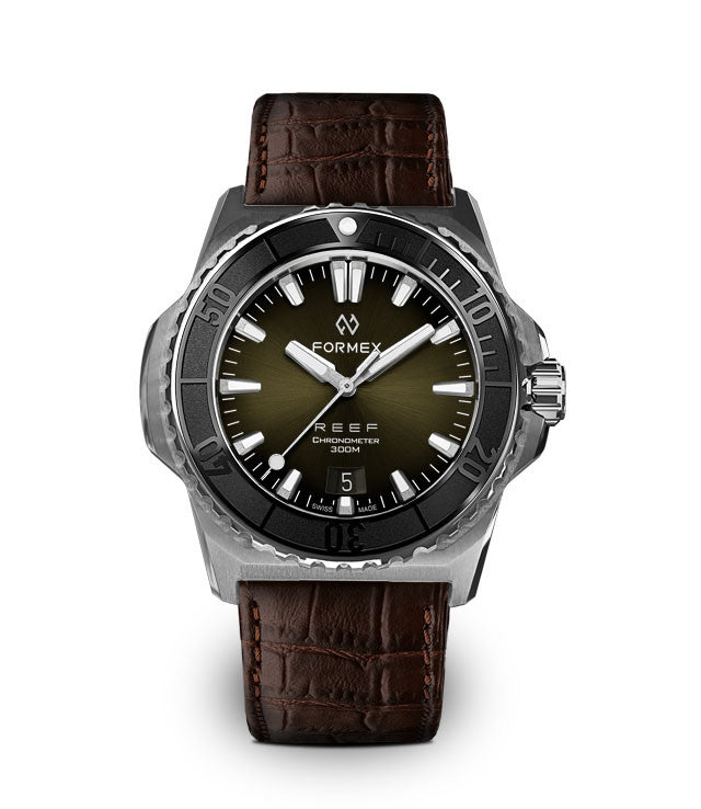 FORMEX : REEF 39,5 MM "BABY" AUTOMATIQUE COSC 300M - VERTE