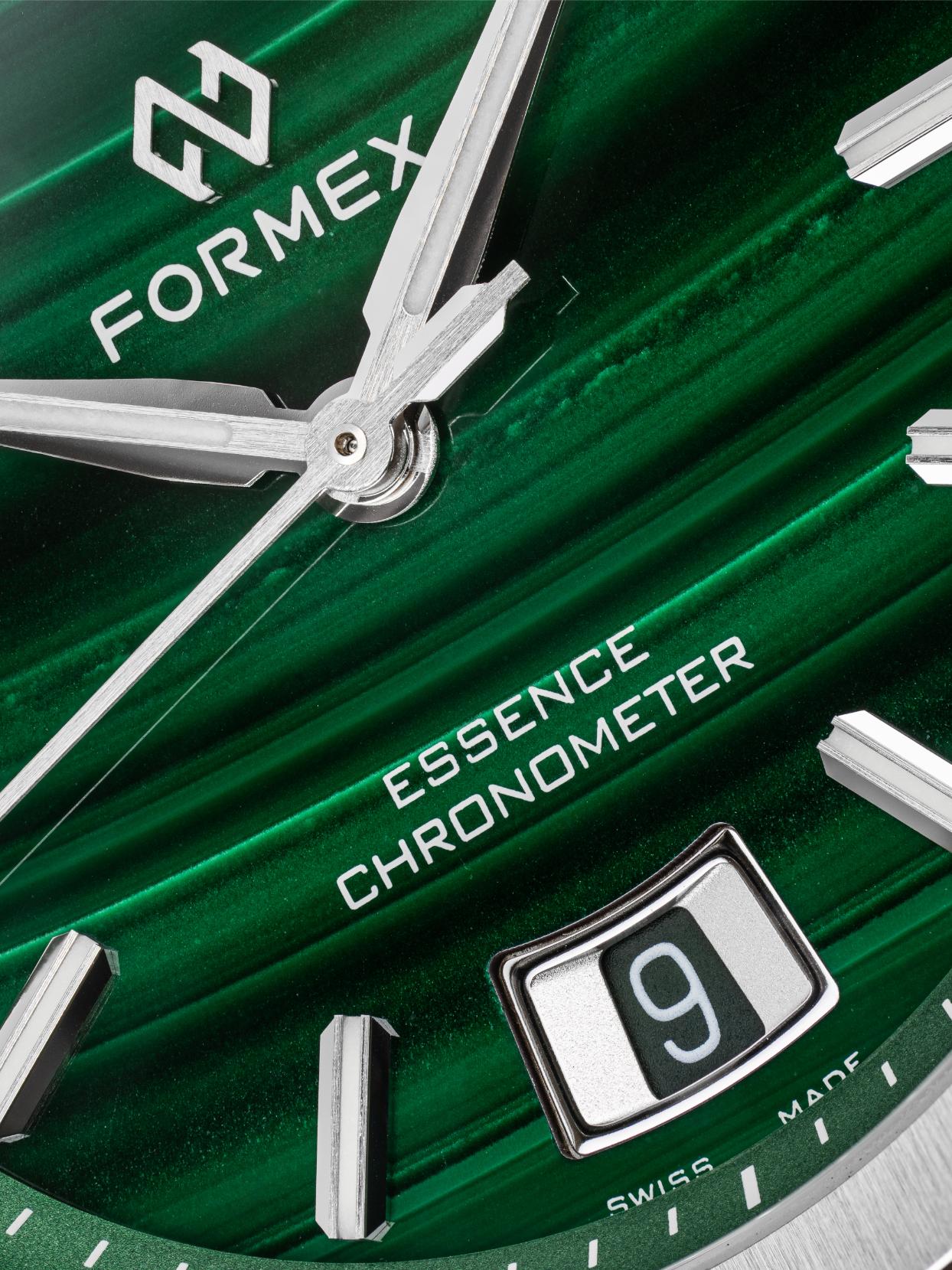 FORMEX : ESSENCE CHRONOMÈTRE AUTOMATIQUE "MALACHITE" 39 MM