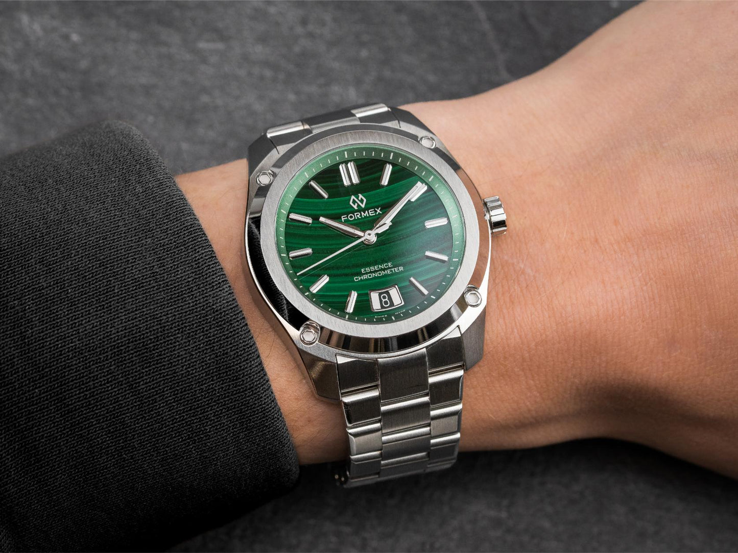 FORMEX : ESSENCE CHRONOMÈTRE AUTOMATIQUE "MALACHITE" 39 MM