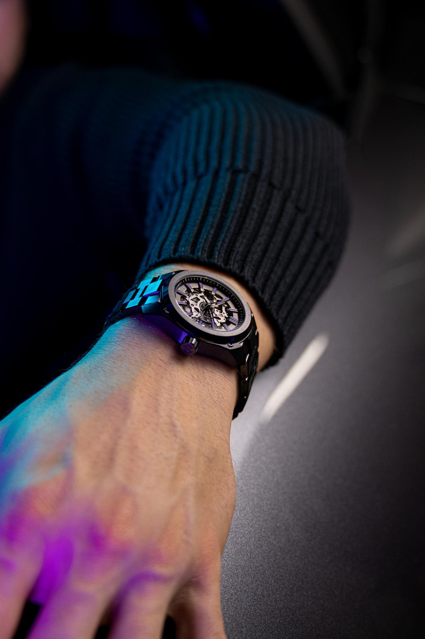 FORMEX : ESSENCE CERAMICA SKELETON COSC 41 MM – STRADALE VIOLA