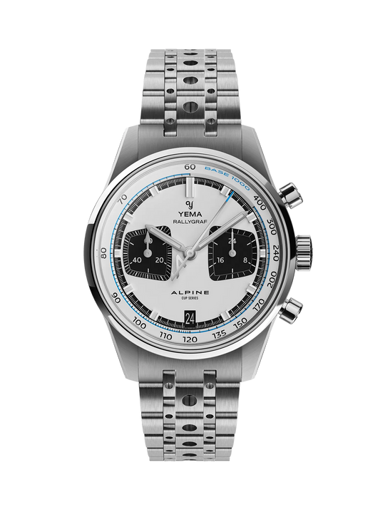 YEMA : RALLYGRAF MECA-QUARTZ ALPINE BLANC