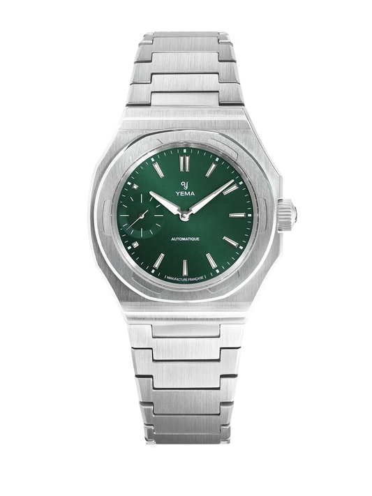 YEMA WATCH: WRISTMASTER SLIM SMALL SECONDS GREEN 29CM