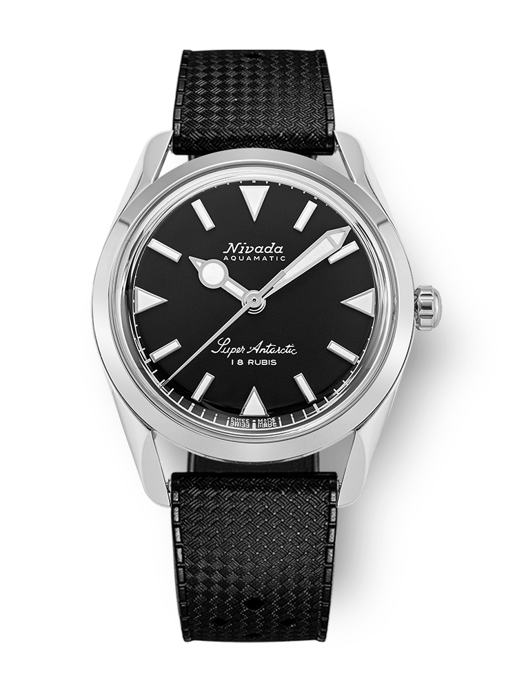 NIVADA GRENCHEN : SUPER ANTARCTIC 35 MM BLACK WHITE LUMINOVA