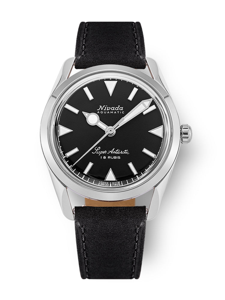 NIVADA GRENCHEN : SUPER ANTARCTIC 35 MM BLACK WHITE LUMINOVA
