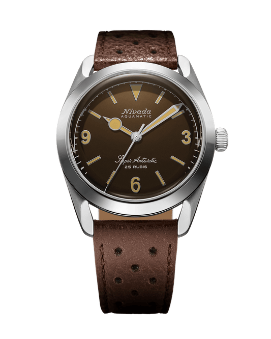 NIVADA GRENCHEN WATCH: SUPER ANTARCTIC 3.6.9 TROPICAL - BEIGE INDEX