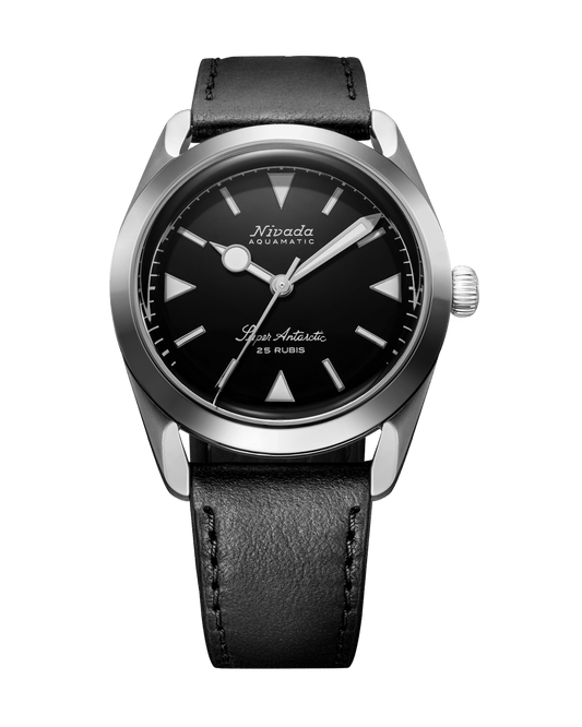 MONTRE NIVADA GRENCHEN : SUPER ANTARCTIC BLACK - INDEX BLANCS