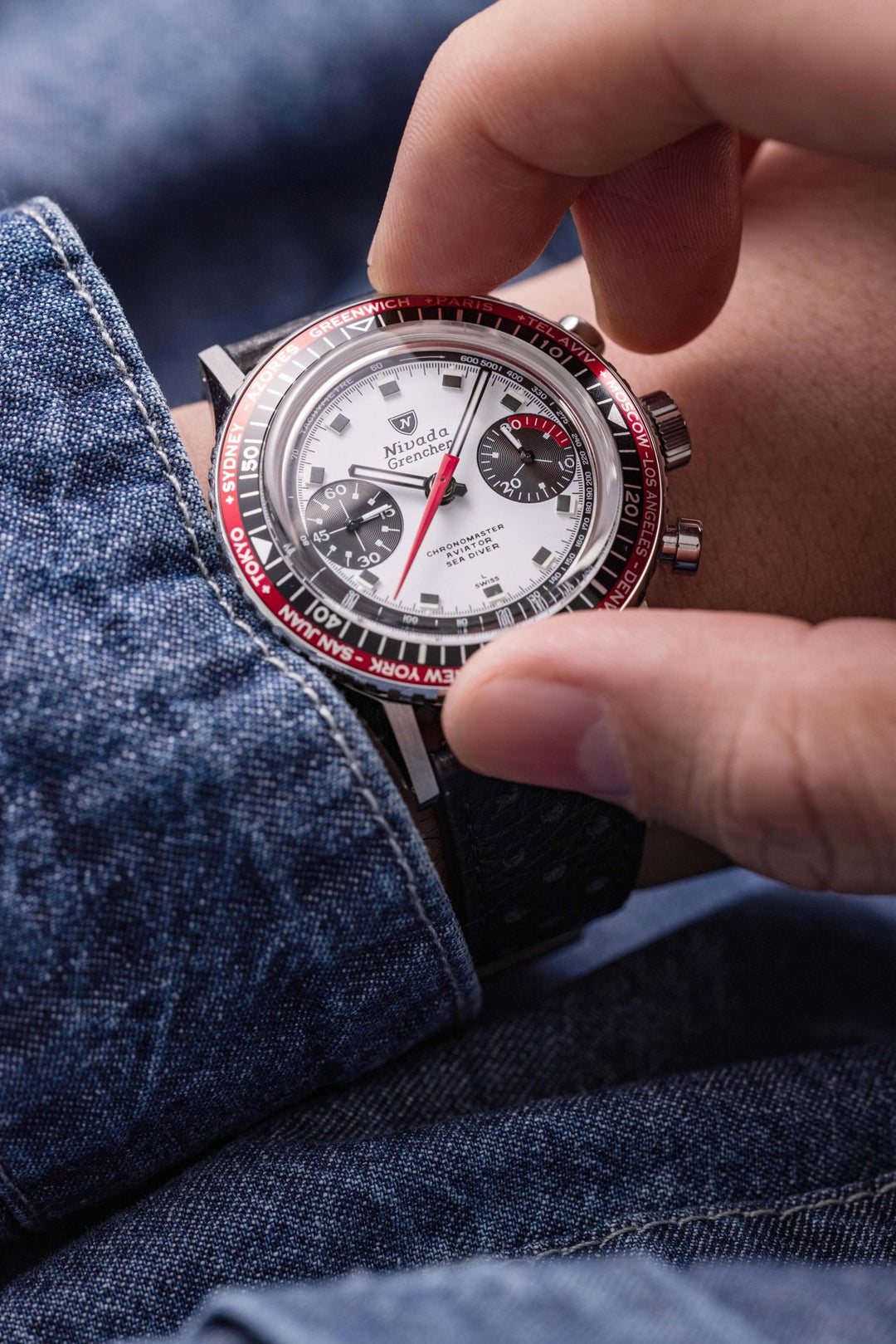 NIVADA GRENCHEN : CHRONOMASTER PAUL NEWMAN - MANUEL