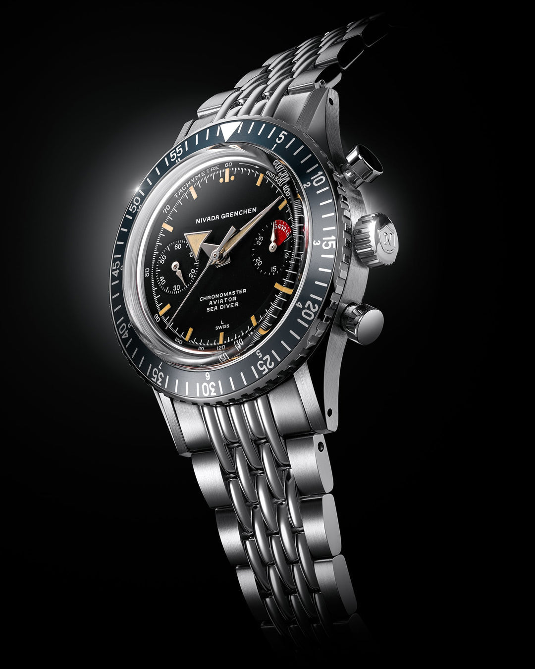 NIVADA GRENCHEN : CHRONOMASTER BROAD ARROW BEIGE - MANUEL