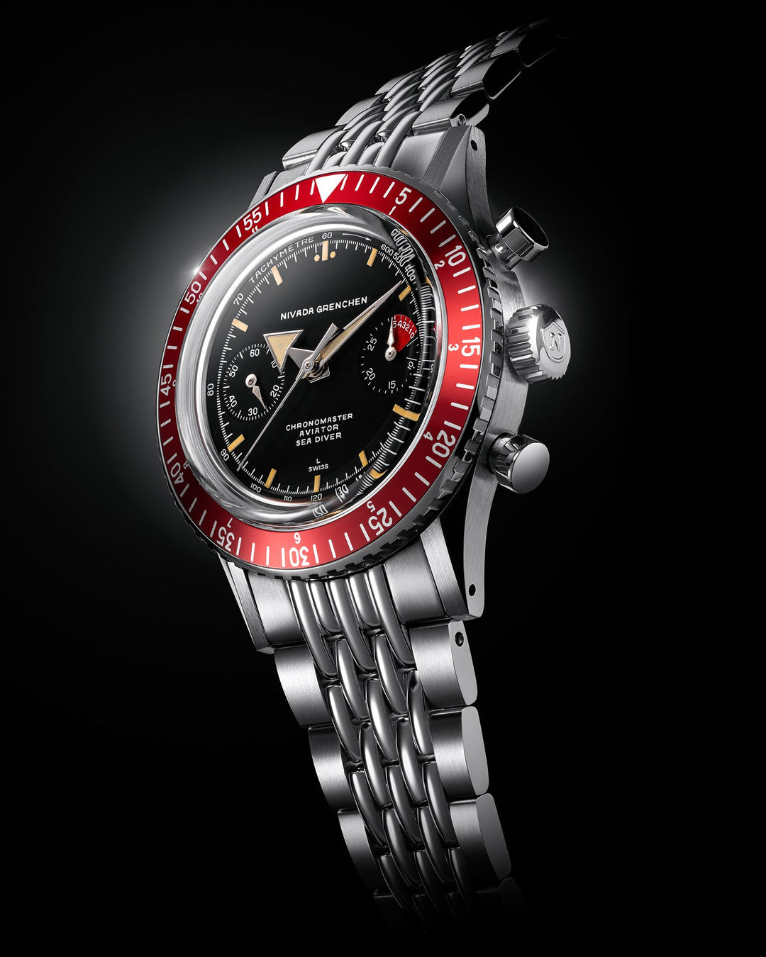 NIVADA GRENCHEN : CHRONOMASTER BROAD ARROW BEIGE - MANUEL