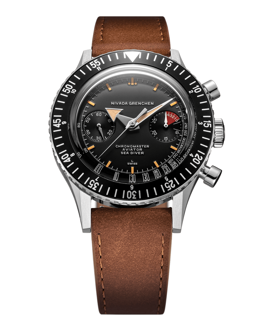 NIVADA GRENCHEN : CHRONOMASTER BROAD ARROW 41MM - AUTOMATIQUE