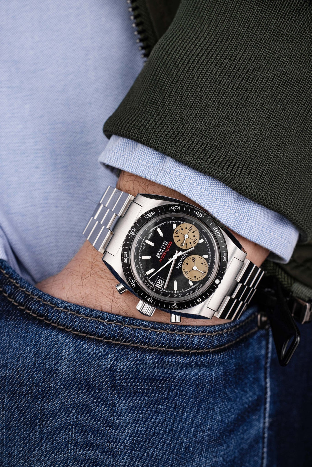 NIVADA GRENCHEN : AUTOCHRON BLANCHE