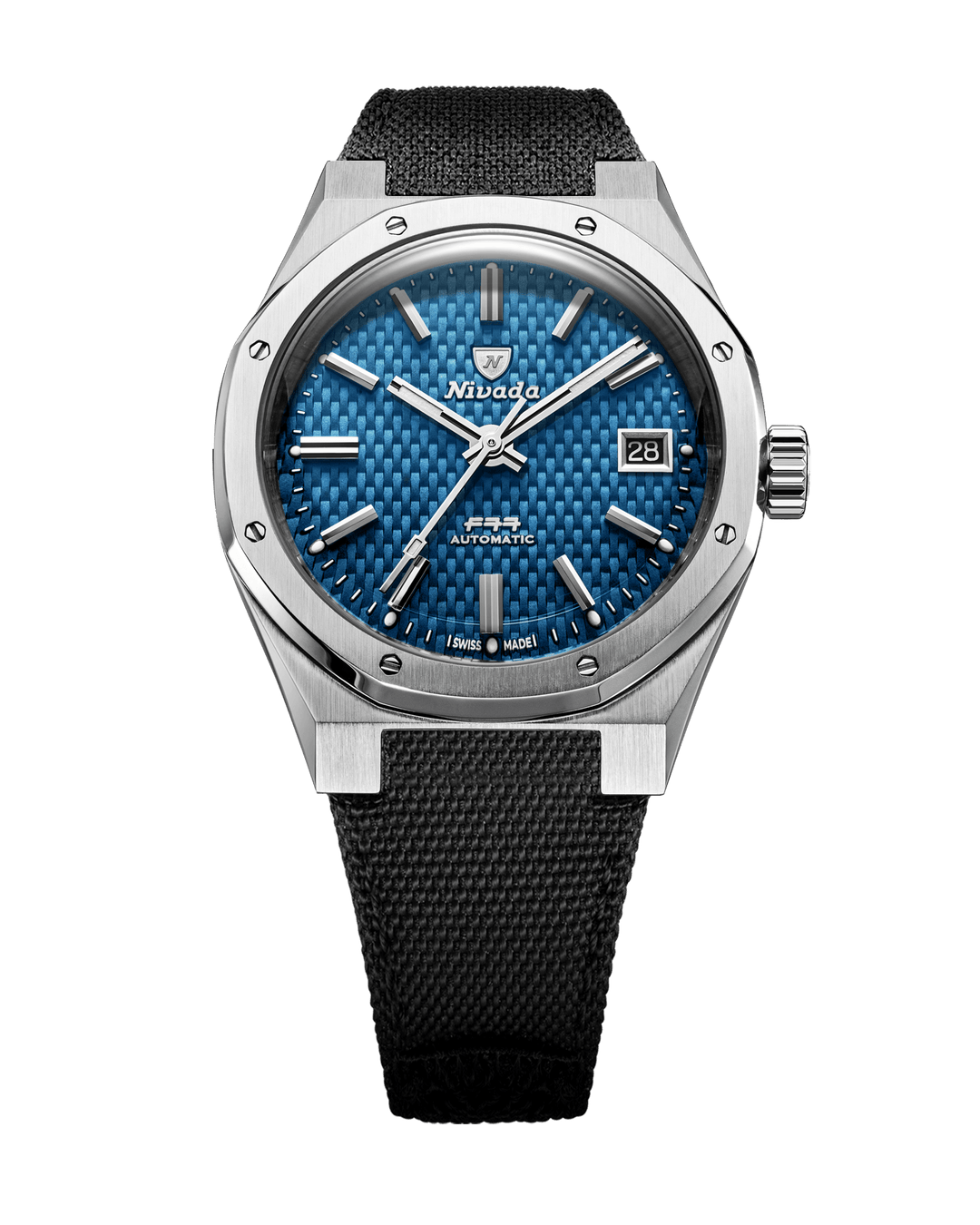 MONTRE NIVADA GRENCHEN F77 BLEU MARK 2 38MM