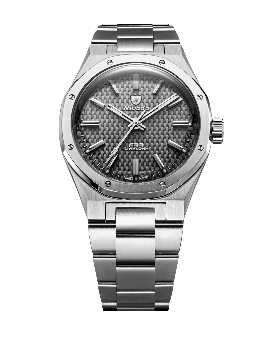 MONTRE NIVADA GRENCHEN F77 GRIS MARK 2 38MM