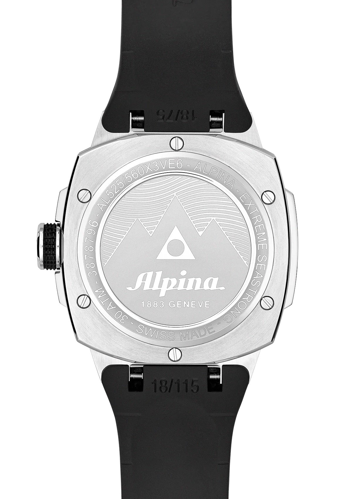 MONTRE ALPINA : SEASTRONG DIVER EXTREME AUTOMATIQUE GMT NOIR AL-560B3VE6