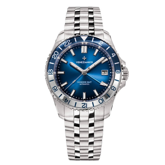 MONTRE VENEZIANICO : NEREIDE GMT 39 BLEU 3521511S