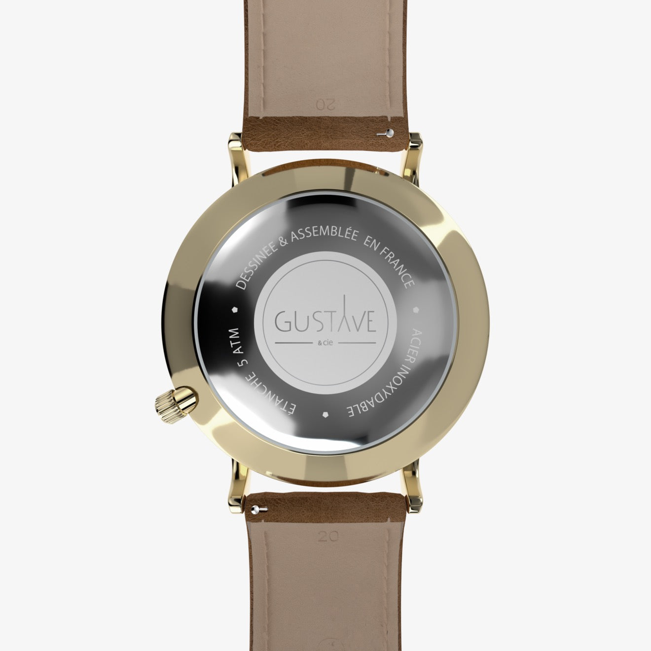 GUSTAVE: ANDRÉ 24H - GREEN DIAL - GOLD CASE