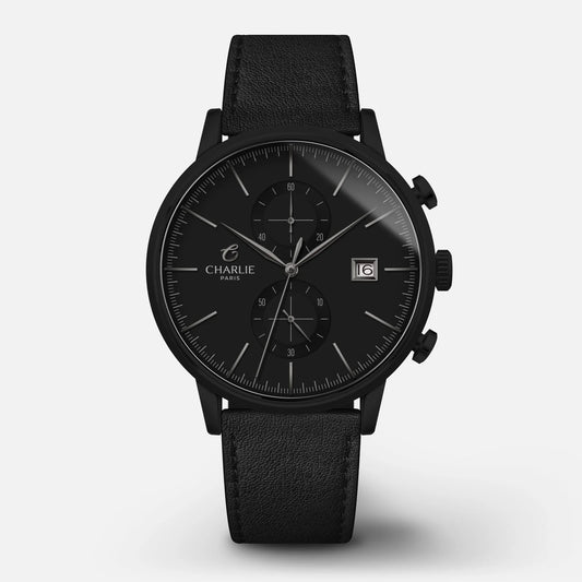 CHARLIE PARIS WATCH: HORIZON CHRONOGRAPH BLACKBIRD