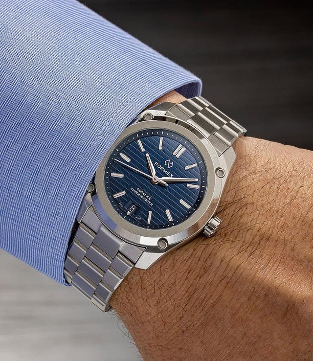 FORMEX : ESSENCE CHRONOMÈTRE AUTOMATIQUE BLEU 39 MM