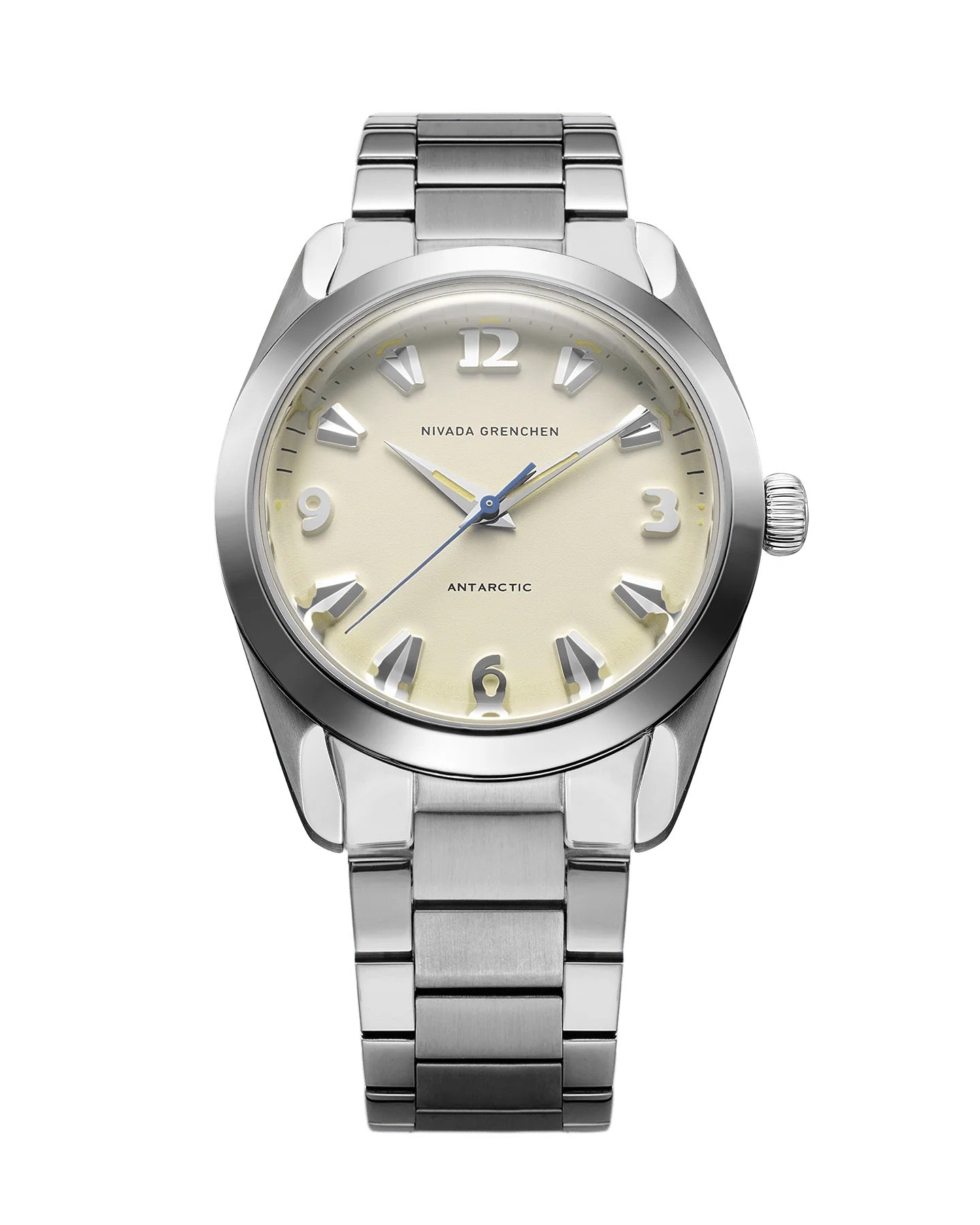NIVADA GRENCHEN : ANTARCTIC 38 MM EGGSHELL BEIGE LUMINOVA
